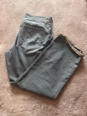 Zara Women's Wide Leg Jeans - Faded Gray